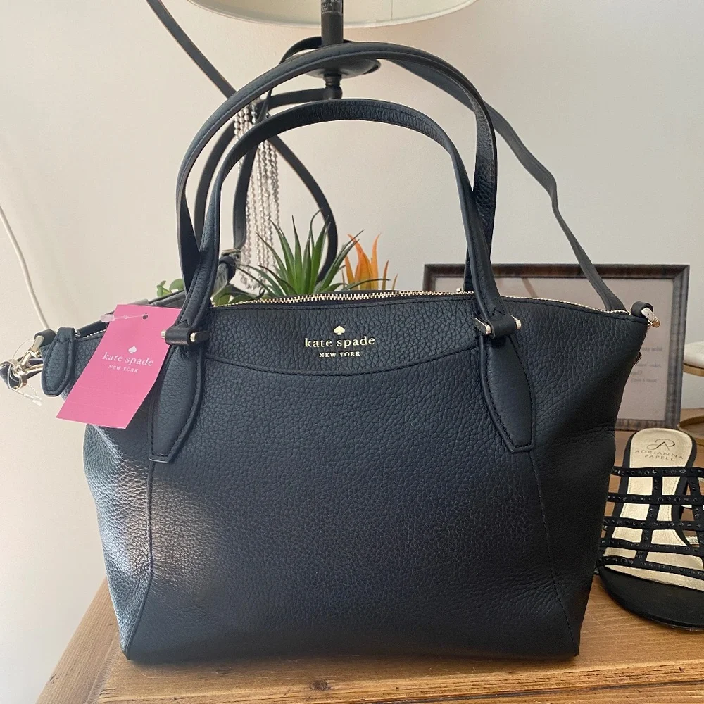 BRAND NEW - Never Used Kate Space‎ Black Satchel